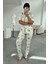Panda Desenli Yeşil Pijama Takımı 3