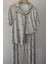 Elma Desenli Gri Pijama Takımı 4