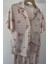 Pembe Fiyonk Desenli Pijama Takımı 1