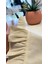 Bej Fırfırlı Runner, Kadife Dokulu 40 x 110, Koyu Gri, Dertsiz Runner 3