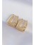 Pirinç Gold Renk Kalın Küpe - TJ-BKP8978 Pop 1