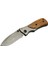 Buck Family X35 Kahverengi Kamp Çakı 15CM- Manuel, Kemerlikli, Ahşap Sap Pop 1