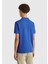 Erkek Saks Mavi Regular Fit Kısa Kollu Polo T-Shirt 2