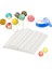 Lolipop Kek Cakepops Yapım Seti 101 Parça Pop Kek Lolipop Çubuğu 100LÜ ve Mavi Kurdele 1
