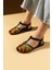 Comfort Taban Tokalı Kadın Sandalet 51-825-24YEŞIL 1
