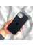 Apple iPhone 12 Pro Max Uyumlu Logolu Deri Görünümlü Silikon Kılıf / Kapak 1