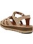 Bej Cırtlı Kadın Sandalet 492127 Z 4