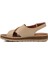 Bej Cırtlı Kadın Sandalet 492129 Z 2