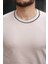Bisiklet Yaka Karyoka Dikiş Detaylı Basic Tshirt 2