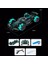 Light Spray Racing Car 2.4ghz Arkası Işık Efektli Uzaktan Kumandalı Yarış Arabası 36CM 4