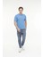 A10149746508010 4m M-CT953 Basıc P.t-Sh 4fx Havacı Mavı Erkek Polo T-Shırt 1
