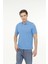A10149746508010 4m M-CT953 Basıc P.t-Sh 4fx Havacı Mavı Erkek Polo T-Shırt 2