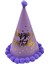 Ponponlu Happy Birthday Şapka - Parlak Lila, 23 cm 3