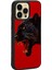Apple iPhone 15 Pro Max Baskılı ve Glass Korumalı Siyah Renk Silikon Kılıf 2