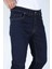 Erkek Regular Fit Rahat Kesim Denim Koyu Mavi Jeans 4