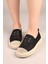 Flora Dantel Espadril Siyah 1