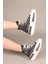 Joyful Taş Aksesuarlı Bilekli Kot Sneakers Siyah 4