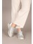 Marta Hologram Bağcıklı Sneakers Gümüş 4