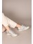 Marta Hologram Bağcıklı Sneakers Gümüş 5