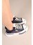 Joyse Tül Detaylı Keten Sneakers Lacivert 4