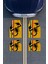 Modern Dijital Baskı Sarı Fiat Abarth Logo Universal Araba Paspası, Oto Paspas 1