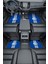 Modern Dijital Baskı Mavi Volkswagen Logo Universal Araba Paspası, Oto Paspas 2