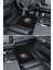 Modern Dijital Baskı Siyah Alfaromeo Logo Universal Oto Paspas, Araba Paspası 3
