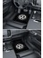 Modern Dijital Baskı Siyah Yıldızlı Volkswagen Logo Universal Araba Paspası, Oto Paspas 3