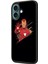 Apple iPhone 16 Siyah Baskılı A++ Kalite Koruma Silikon Kılıf A++ 2