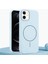 Apple iPhone 11 Uyumlu Kılıf Zebana Liquid Soft Silikon Kılıf (Kablosuz Şarj Destekli) Açık Mavi 1