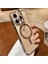 Apple iPhone 16 Pro Max Uyumlu Kılıf Zebana Glossy Şeffaf Kılıf (Kablosuz Şarj Destekli) Desert Titanyum 2