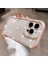 Apple iPhone 12 Pro Uyumlu Kılıf Zebana Bling Diamond Silikon Kılıf Pembe 1