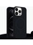 Apple iPhone 12 Pro Uyumlu Kılıf Zebana Liquid Soft Silikon Kılıf (Kablosuz Şarj Destekli) Siyah 1
