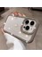 Apple iPhone 14 Pro Uyumlu Kılıf Zebana Bling Diamond Silikon Kılıf Gri 1