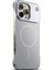 Apple iPhone 13 Pro Uyumlu Kılıf Zebana Elite Titan Metal Kılıf (Kablosuz Şarj Destekli) Gri 2