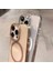Apple iPhone 14 Pro Uyumlu Kılıf Zebana Glossy Şeffaf Kılıf (Kablosuz Şarj Destekli) Siyah 4
