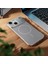 Apple iPhone 14 Uyumlu Kılıf Zebana Elite Titan Metal Kılıf (Kablosuz Şarj Destekli) Gri 3