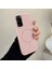 Samsung Galaxy S20 Fe Uyumlu Kılıf Zebana Liquid Soft Silikon Kılıf (Kablosuz Şarj Destekli) Pembe 3