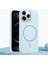Apple iPhone 11 Pro Max Uyumlu Kılıf Zebana Liquid Soft Silikon Kılıf (Kablosuz Şarj Destekli) Açık Mavi 1