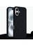 Apple iPhone 16 Uyumlu Kılıf Zebana Liquid Soft Silikon Kılıf (Kablosuz Şarj Destekli) Siyah 1