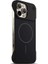 Apple iPhone 16 Pro Uyumlu Kılıf Zebana Elite Titan Metal Kılıf (Kablosuz Şarj Destekli) Siyah 2