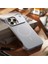 Apple iPhone 15 Pro Max Uyumlu Kılıf Zebana Elite Titan Metal Kılıf (Kablosuz Şarj Destekli) Gri 1