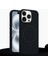 Apple iPhone 13 Pro Max Uyumlu Kılıf Zebana Liquid Soft Silikon Kılıf (Kablosuz Şarj Destekli) Siyah 1