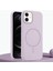 Apple iPhone 11 Uyumlu Kılıf Zebana Liquid Soft Silikon Kılıf (Kablosuz Şarj Destekli) Lila 1