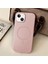 Apple iPhone 14 Uyumlu Kılıf Zebana Liquid Soft Silikon Kılıf (Kablosuz Şarj Destekli) Pembe 2