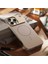 Apple iPhone 13 Pro Uyumlu Kılıf Zebana Elite Titan Metal Kılıf (Kablosuz Şarj Destekli) Desert Titanyum 1