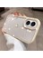 Apple iPhone 16 Plus Uyumlu Kılıf Zebana Bling Diamond Silikon Kılıf Beyaz 1
