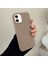 Apple iPhone 12 Uyumlu Kılıf Zebana Liquid Soft Silikon Kılıf (Kablosuz Şarj Destekli) Desert Titanyum 3