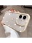 Apple iPhone 12 Uyumlu Kılıf Zebana Bling Diamond Silikon Kılıf Beyaz 1
