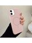 Apple iPhone 12 Uyumlu Kılıf Zebana Liquid Soft Silikon Kılıf (Kablosuz Şarj Destekli) Pembe 3
